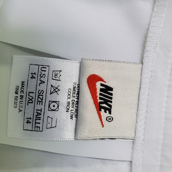 Vintage NWT Nike White Pleated Tennis Skirt Size Medium - Picture 8 of 10